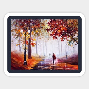 heartwarming painting Sticker